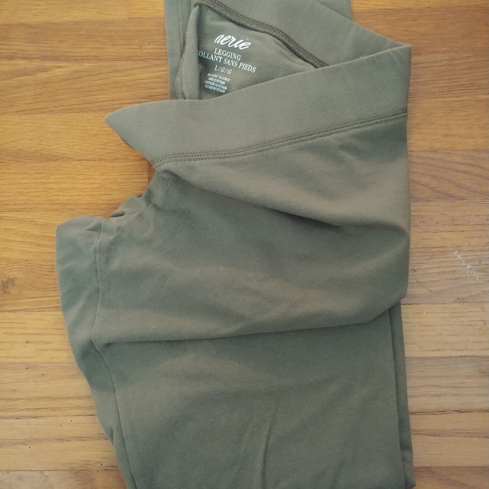 Aerie Army Green Leggings